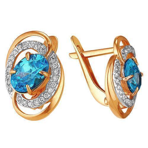 Серьги из золота 585 пробы 42-0086