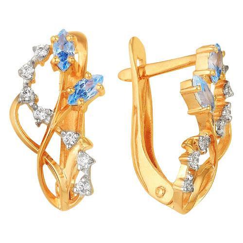 Серьги из золота 585 пробы 42-0097