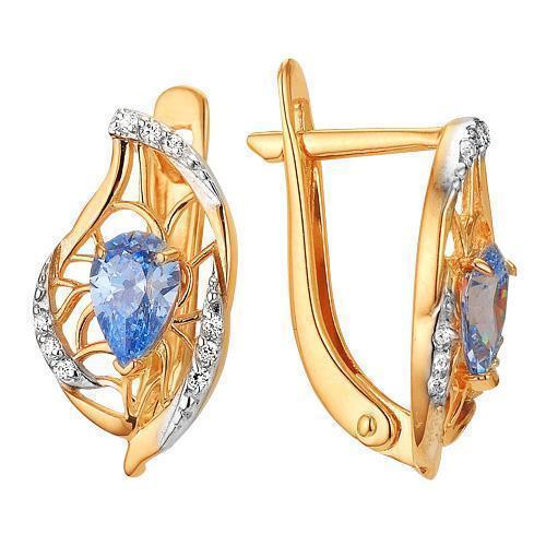 Серьги из золота 585 пробы 42-0102