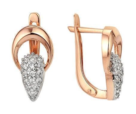 Серьги из золота 585 пробы 42-0115