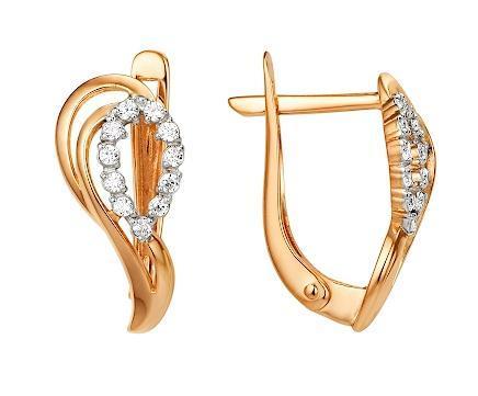 Серьги из золота 585 пробы 42-0120