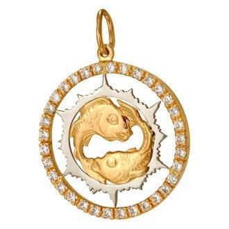 Подвеска из золота 585 пробы 43-0055