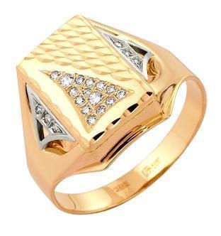 Печатка из золота 585 пробы 51-0017