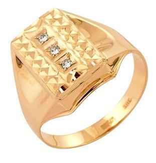 Печатка из золота 585 пробы 51-0023