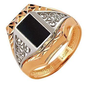 Печатка из золота 585 пробы 51-0045