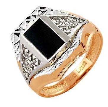 Печатка из золота 585 пробы 51-0046