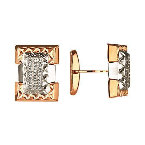 Запонки из золота 585 пробы 59-0004