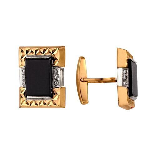 Запонки из золота 585 пробы 59-0005