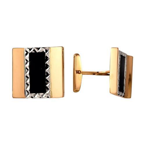 Запонки из золота 585 пробы 59-0006