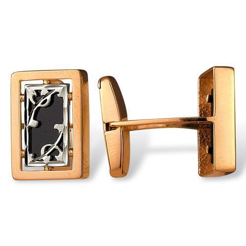 Запонки из золота 585 пробы 59-0007