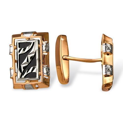 Запонки из золота 585 пробы 59-0009