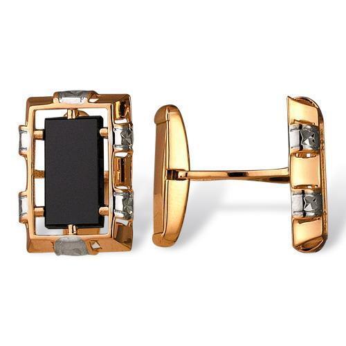 Запонки из золота 585 пробы 59-0010