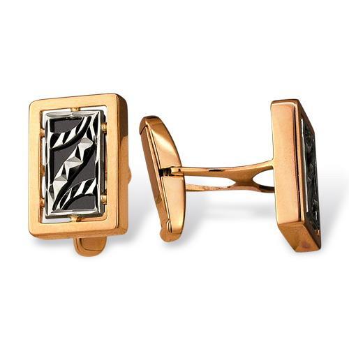 Запонки из золота 585 пробы 59-0012 Запонки из золота 585 пробы 59-0012