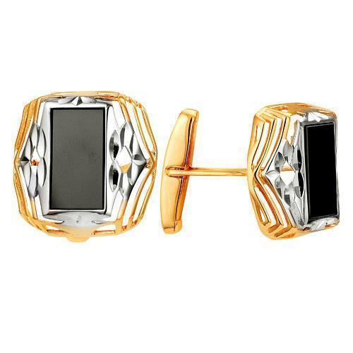 Запонки из золота 585 пробы 59-0023