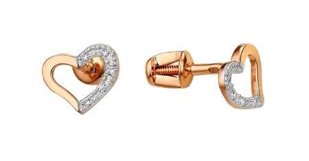 Серьги из золота 585 пробы